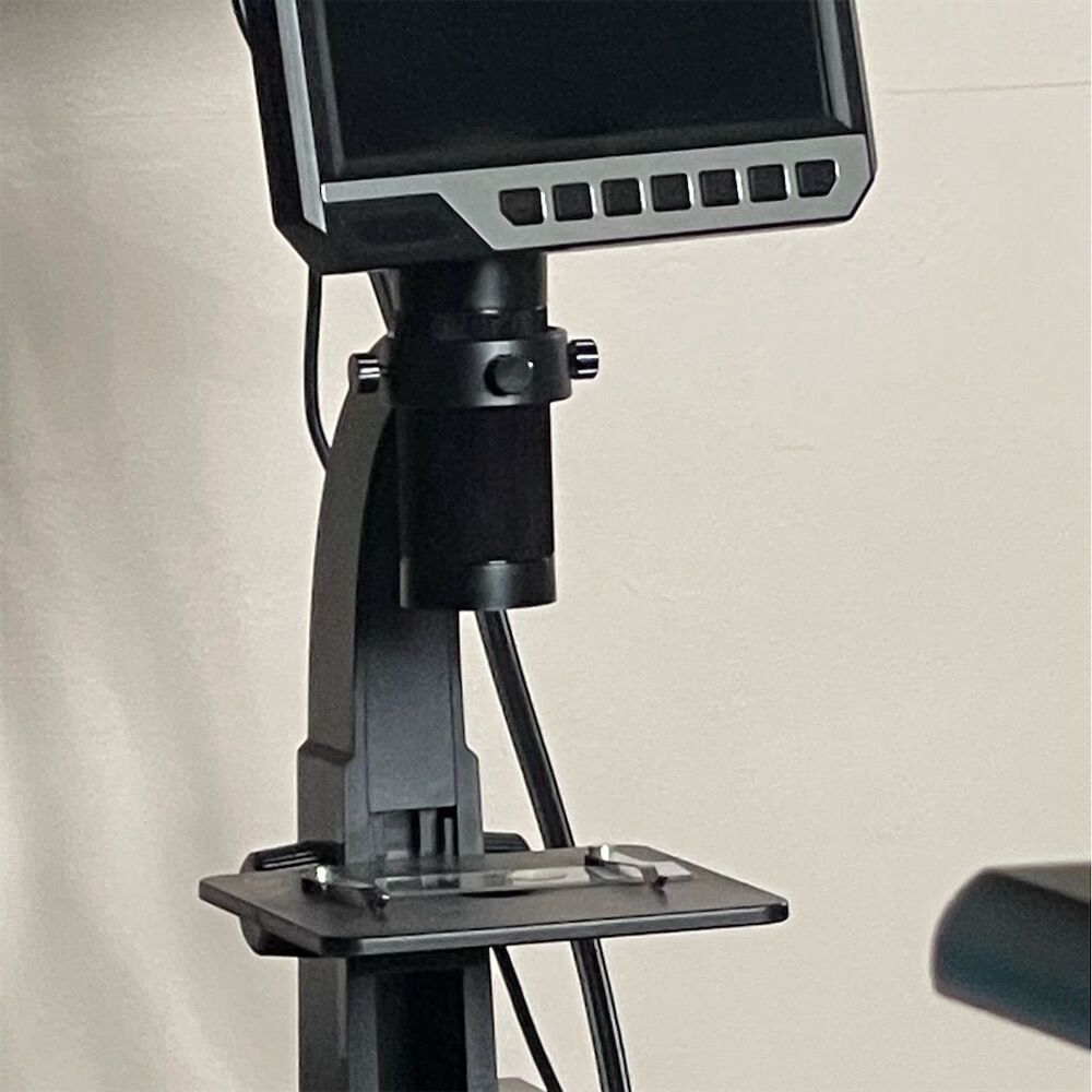 LCD Digital Microscope 2000X 7'' IPS Display 12MP Dual Lens 10 LED